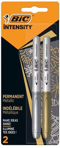 Bic pennarelli metallizzati - bic,