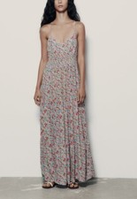ZARA VISCOSA FLOREALE MIDI