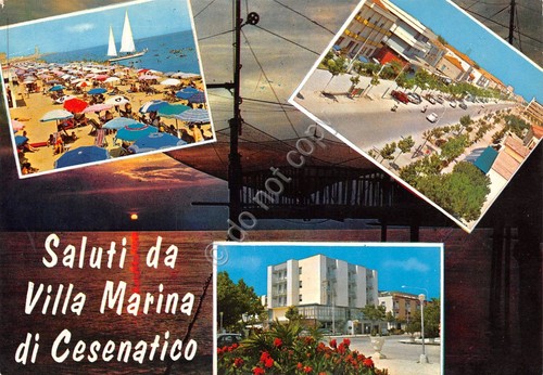 Cartolina villa marina - villa,
