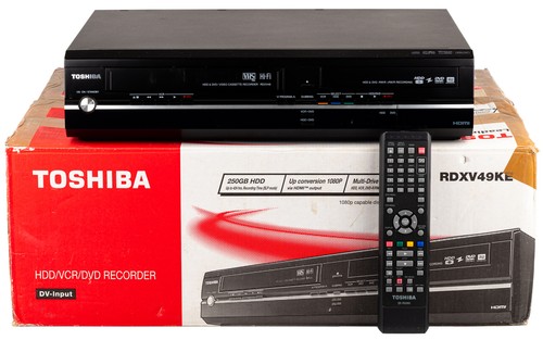 Toshiba xv49 vhs dvd hdd - vhs,
