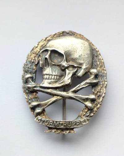 Ww1 distintivo teschio - distintivo,