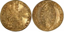 Nice 1722 gold coin venice - nice,