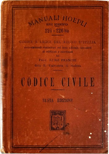 Codice civile codici leggi del - civile,