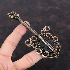 Ciondolo chitarra ovale nero