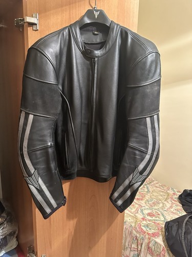 Giubotto pelle per moto - pelle,