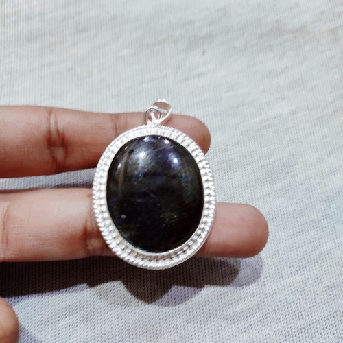 Ciondolo labradorite fatto - ciondolo,