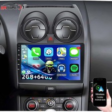 2+64G per Nissan Qashqai J10 2007-2016 Carplay GPS Navi Autoradio Android 15 BT