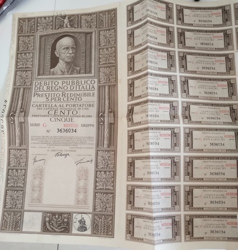 Debito pubblico regno italia - pubblico,