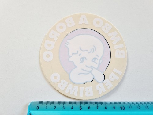 Adesivo bimbo bordo sticker - a,