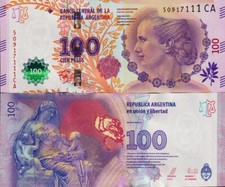 ARGENTINA - 100 pesos 2012 Evita Peron FDS - UNC