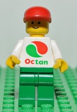 Lego Town Gas Station Benzinaio Octan oct012 cappello rosso 6397 6594 6543 6597