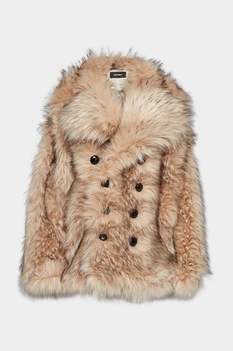 Dsquared2 maxi cappotto lupo - dsquared2,