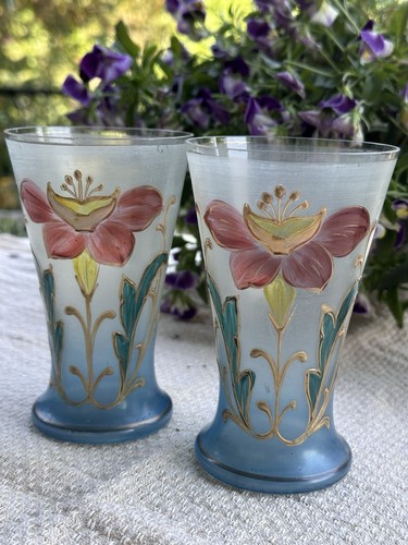 Coppia antichi bicchieri - coppia,