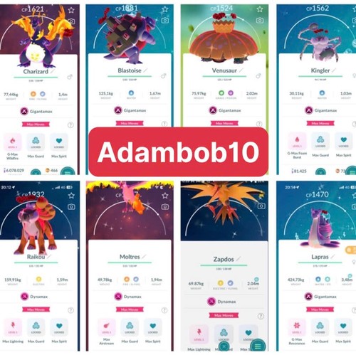Pokémon shiny gigantamax - pokémon, go