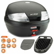 BAULETTO TOP CASE MOTO SCOOTER KAPPA K35NT CON PIASTRA MONOLOCK 35 LITRI