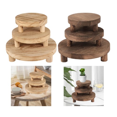 Pezzi rolto sgabello legno - 3,