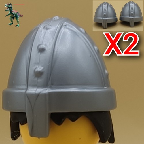 Playmobil casco normanno - x2,