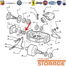 FIAT DUCATO GUARNIZIONE TENUTA ANELLO SUPPORTO CAMBIO PONTE ORIGINALE 71728987