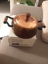 Stockli Pentolino Rame Svizzero 16 Cm Avrei Anche I 12 Piatti Fonduta..tutto...