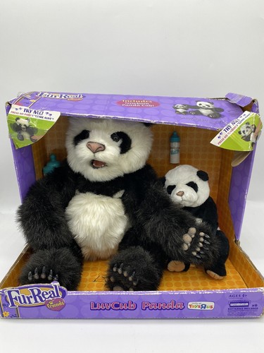 Pelliccia panda nuova con - pelliccia,