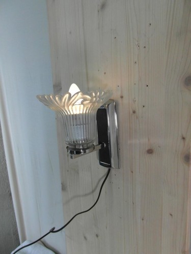 Lampada parete cromo - lampada,