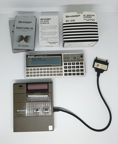 Sharp pocket computer - computer, pc-1350