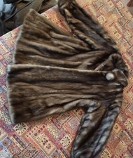 pelliccia visone marrone