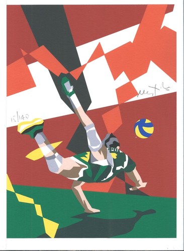 Serigrafia ugo nespolo - nespolo, 12