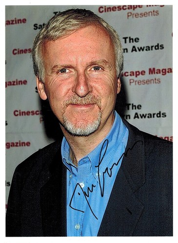 James cameron autografo - james,