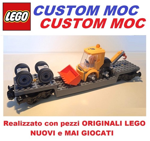 Lego vagone pianale ribassato - pianale,