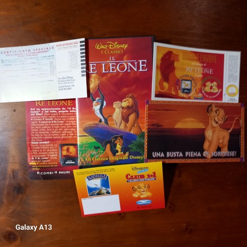 Vhs walt disney leone - walt,
