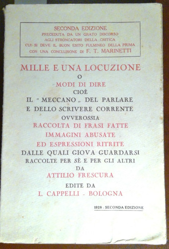 Frescura 1928 mille una - frescura,