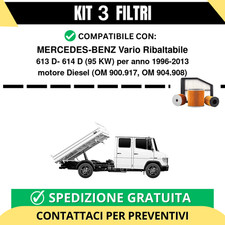 Kit 3 Filtri Tagliando per