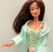 Teresa Barbie bambola bruna con orecchini blu - Mattel anni 90 TNT Fashion Avenue