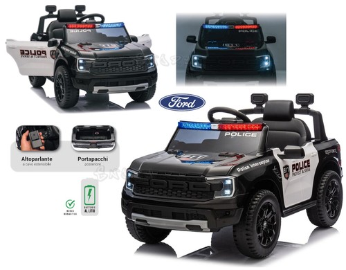 Auto polizia elettrica per