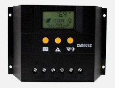 REGOLATORE DI CARICA 50A per PANNELLI SOLARI 12V/24V AUTOMATICO PANNELLO