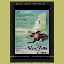 Anni '50  * Pubblicità Originale "Dynastar, WylerVetta Incaflex Orologio" Cornic