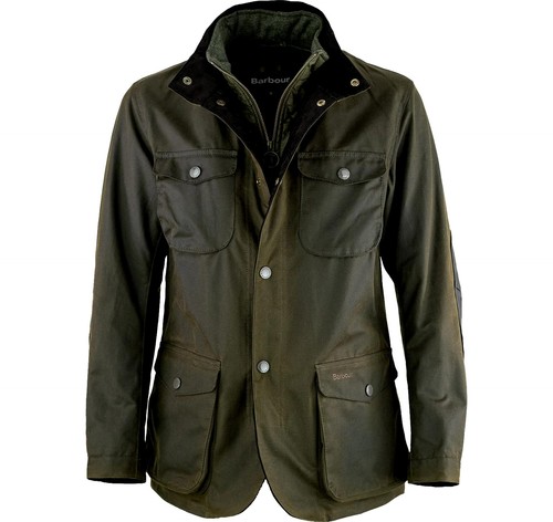 Barbour ogston waxed jacket - barbour,