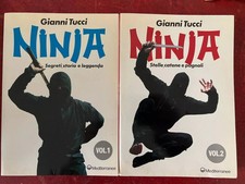 GIANNI TUCCI NINJA 2 VOLUMI SEGRETI STORIA STELLE CATENE PUGNALI MEDITERRANEE