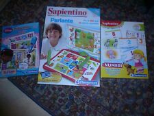 lotto giochi clementoni da 3 a 5 sapentino basic , parlante e sapientino numeri