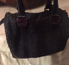 Borsa Bauletto Fendi Nero Monogramm