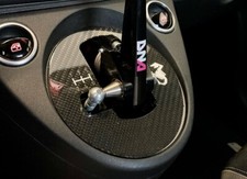 Piastra cambio DNA Racing Abarth 500 595 695 alluminio carbonio grear plate