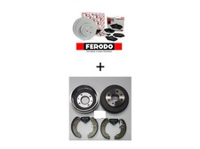 KIT FRENI ANTERIORI E POSTERIORI FIAT PANDA 4X2 E 4X4 DAL 1986 SENZA REGISTRO
