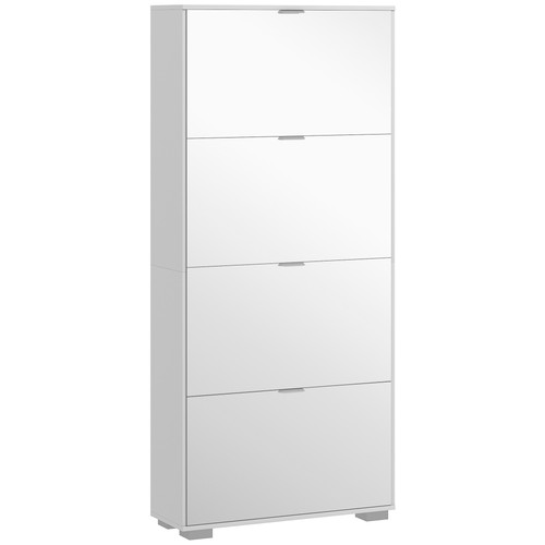 Homcom scarpiera slim con - scarpiera,
