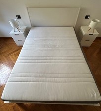 Letto Ikea a una piazza e mezza con materasso in ottime condizioni