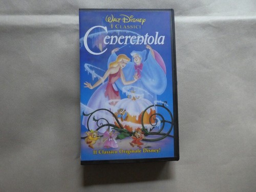 Vhs walt disney cenerentola - walt,