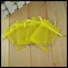 Sacchetti organza gialli - 10,