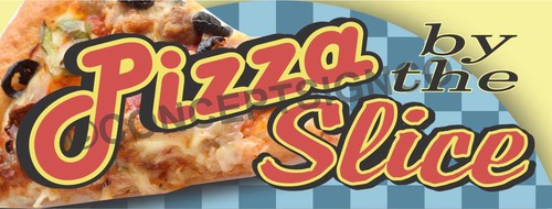Banner pizza alla fetta - pizza, 3'x8'