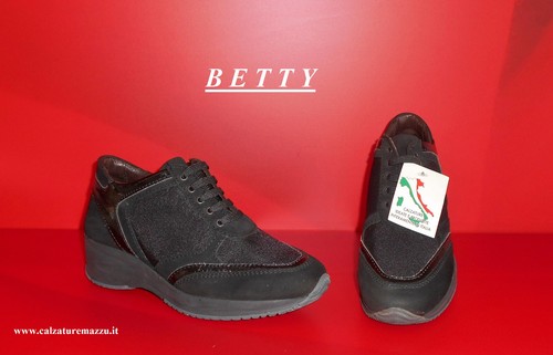 Sneakers nabuk tessuto - in,