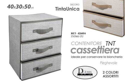 Cassettiera salvaspazio - cassettiera,